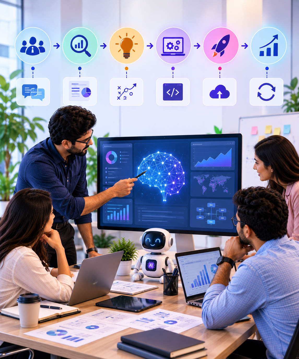 Data automation illustration