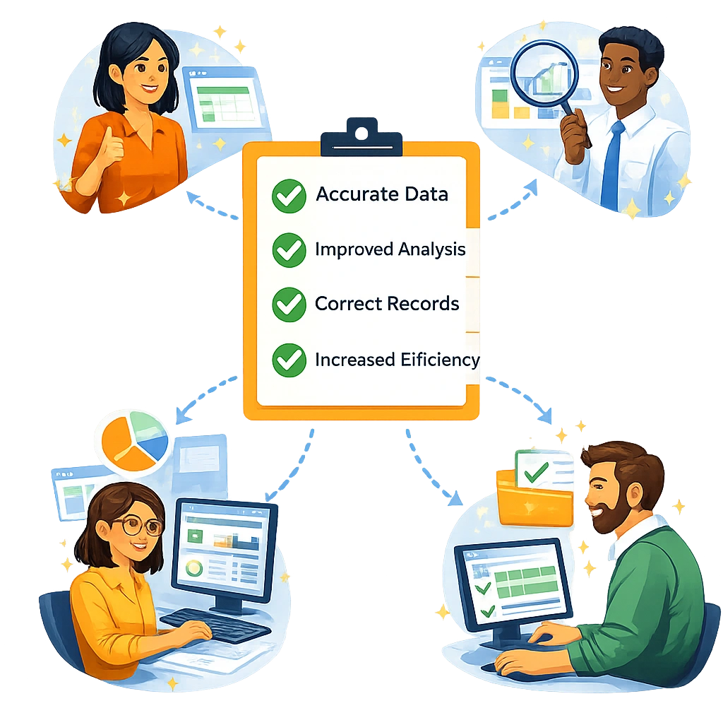 Data automation illustration