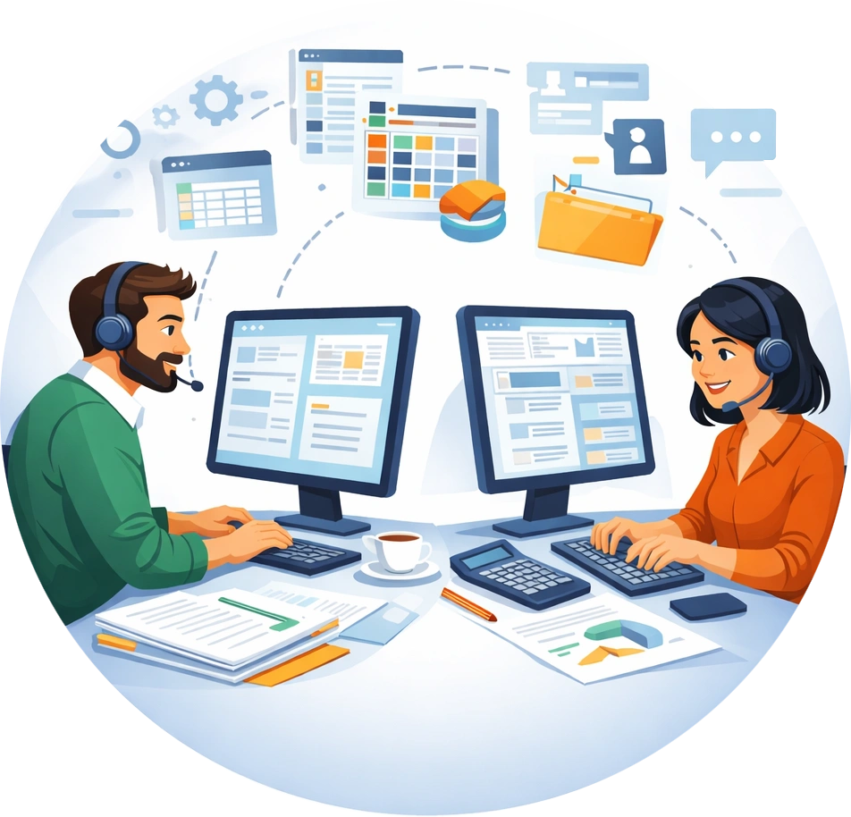 Data automation illustration
